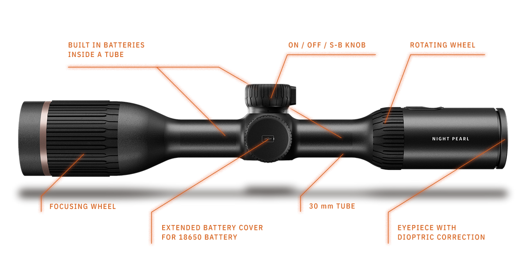 Night Pearl USA | Harpia 50 MAX Thermal Sight, 640x512 px, 2.7